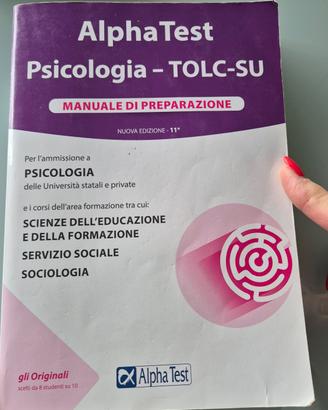 AlphaTest Psicologia TOLC SU manuale preparazione