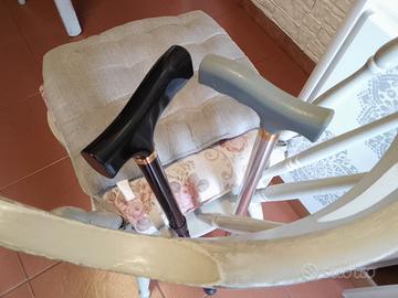 2 bastoni da passeggio in alluminio 