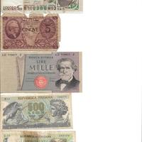 BANCONOTE (VECCHIE) ITALIANE ED ESTERE
