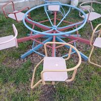 giostra da giardino per bambini in ferro 