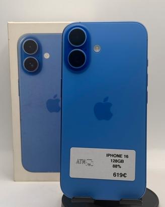 Iphone 16 128 GB 🔋88%