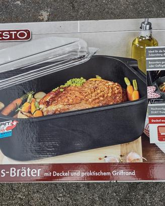 brasiera in alluminio pressofuso nuova