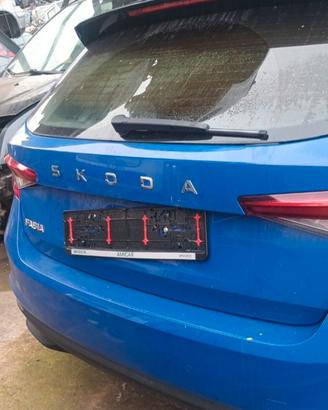 portellone Skoda Fabia 2021/26 paraurti cofano pos