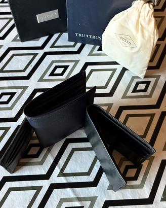 Lotto portafogli originali Guess+Trussardi+Fossil