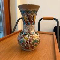 Vaso in ceramica M.A.R. Pesaro dipinto a mano