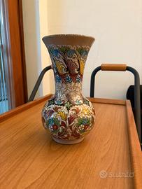 Vaso in ceramica M.A.R. Pesaro dipinto a mano