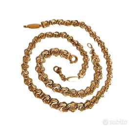 Collana+Bracciale Oro 18kt Brand "L'Indiana"  23 g
