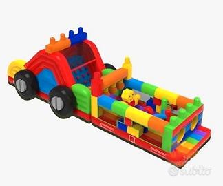 PERCORSO GONFIABILE TEMA LEGO