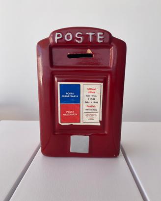 Salvadanaio cassetta postale Poste Italiane