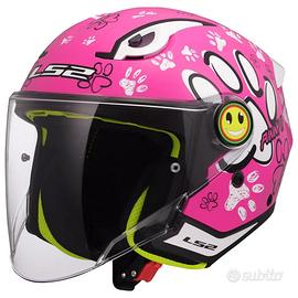 CASCO BIMBO LS2 TG M 49/50 CM OF622 FUNNY 2 PAWS P