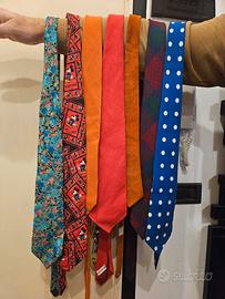 Set di 7 cravatte vintage