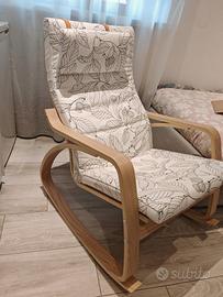 sedia a dondolo mai usata 