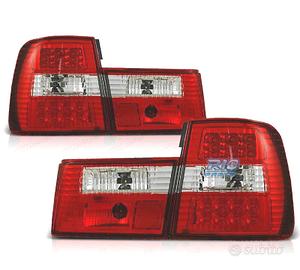 FANALI BMW SERIE 5 E34 88-95 LED ROSSO CROMATO