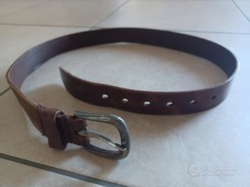 Cintura di pelle marrone RIFLE 