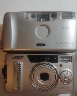 Macchine fotografiche Vintage con rullino vuoto
