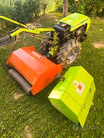 Motocoltivatore Grillo bicilindrico con trincia