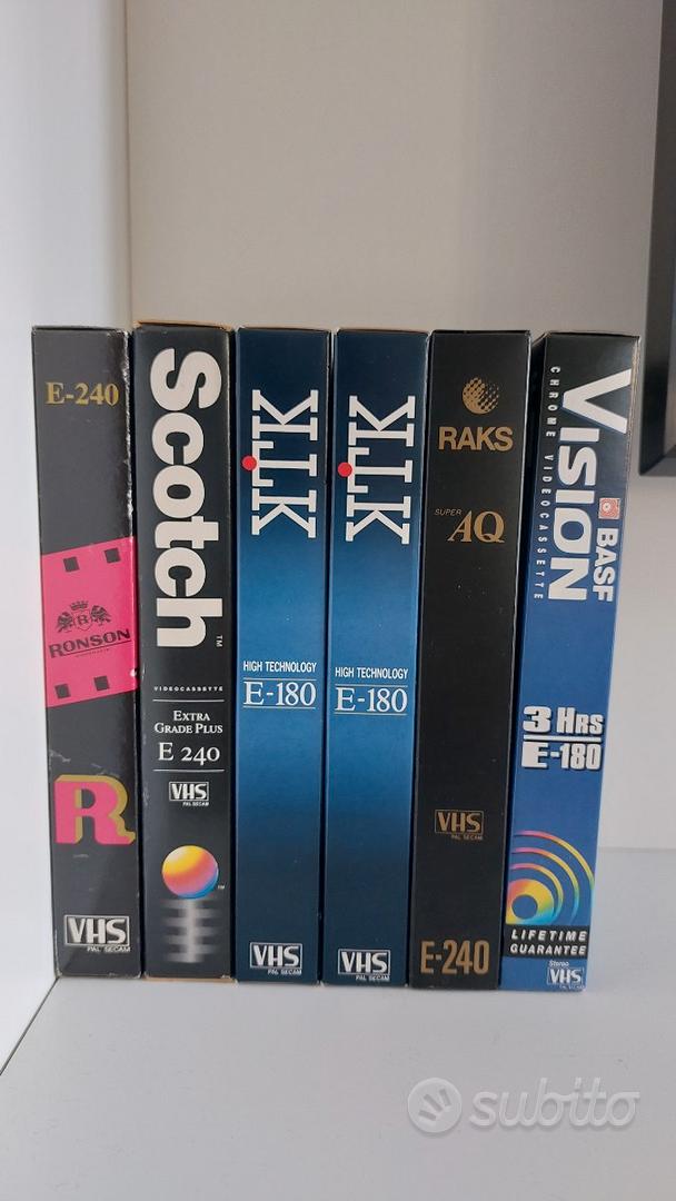 VHS nuovi ed usati Audio/Video In vendita a Milano