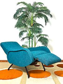 POLTRONA RECLINABILE Anni 50 Design ZANUSO MARCO