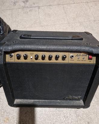 Amplificatore per chitarra e microfono profess