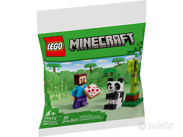 lego 30672 minecraft - Steve e Baby Panda