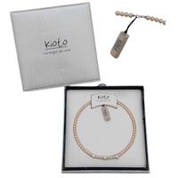 Collana Kioto con perle in oro bianco 18KT