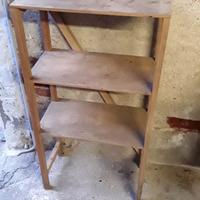 scaffale in legno 32x62x122 cm