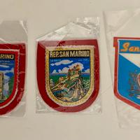 2 patches e 1 sticker San Marino vintage