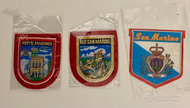 2 patches e 1 sticker San Marino vintage