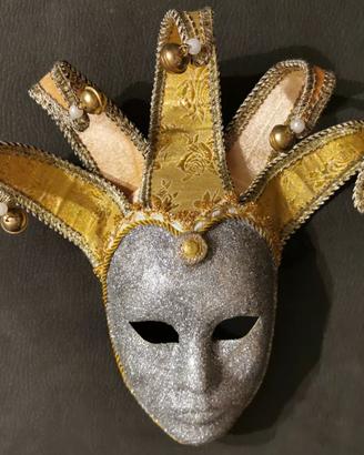 MASCHERA di CARNEVALE VENEZIANA - Giullare