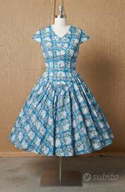 Abito vintage anni 50 Merving Torino floreale