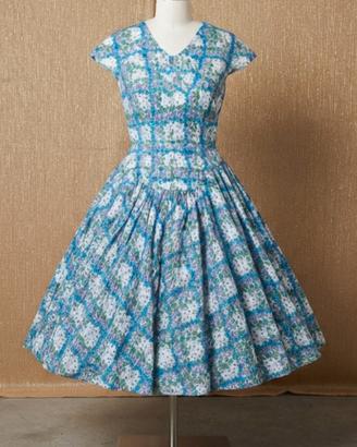 Abito vintage anni 50 Merving Torino floreale