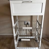 Mobile cucina con rotelle