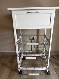 Mobile cucina con rotelle