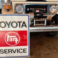 Insegna toyota service  anni 80
