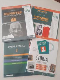 Libro di STORIA - REPORTER 3 vol. (terza media)