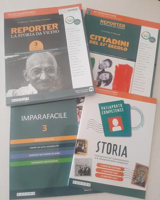 Libro di STORIA - REPORTER 3 vol. (terza media)