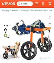 Vevor carrozzina cane