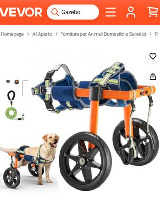 Vevor carrozzina cane