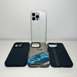 IPHONE 13 PRO BIANCO 128GB APPLE + 3 COVER, CAVO