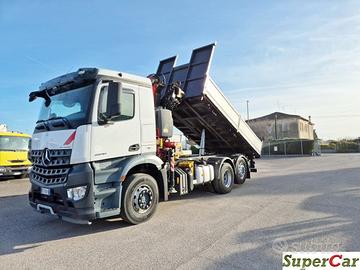 MERCEDES-BENZ AROCS 2548 ribaltabile,gru,Radiocoma