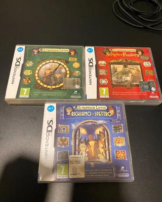 Lotto Giochi Il Professor Layton  - iTA Completi
