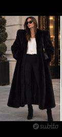 Pelliccia visone black glama