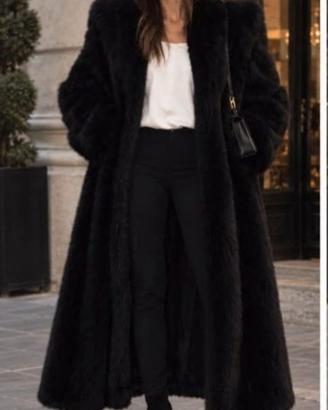 Pelliccia visone black glama
