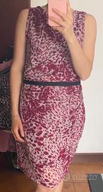 Abito rosso leopardato Guess tg. M