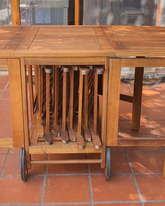 Tavolo richiedibile in legno