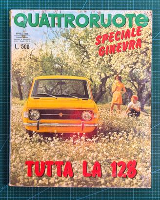 Quattroruote Aprile 1969 – Rivista Originale Vin