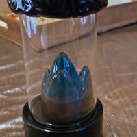 Cascata per incenso in ceramica e vetro 