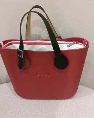 mini obag bianca e rossa 