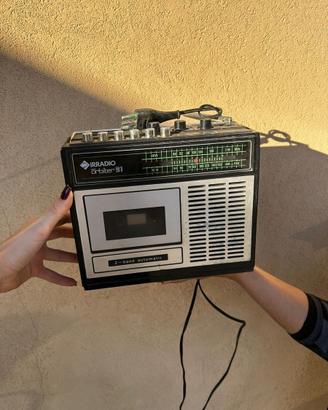 Radio registratore a cassette