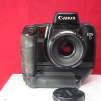 canon eos 5 con 50 mm f.1,8 af